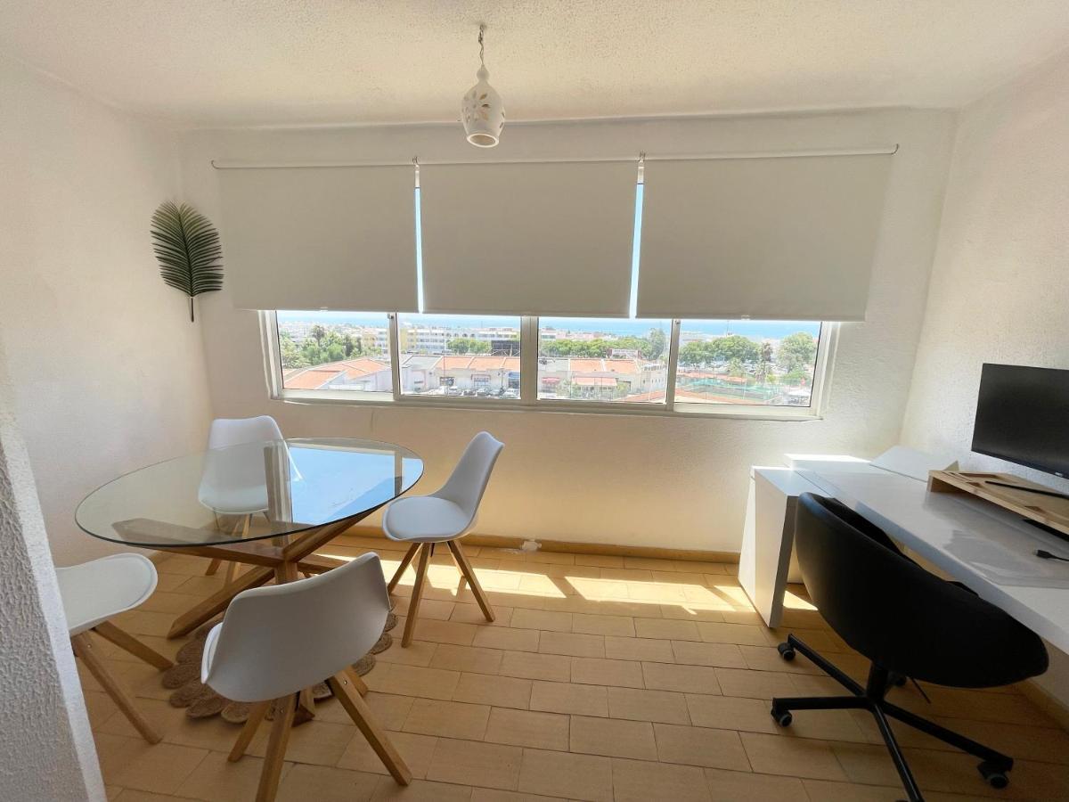 Panoramic Seaview - 2 Bedroom, Main Ave, 15 Min Walk Beach, Workspace Albufeira Exterior foto